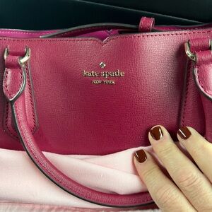Kate Spade Fuchsia Leather Satchel
